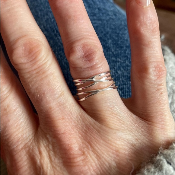 Boutique Elegant 925 Sterling Silver Women's Ring - Picture 5 of 12